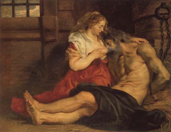 Peter Paul Rubens A Roman Woman's Love for Her Father France oil painting art